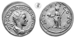 Ancient Coins - ★ R! Antioch ★ GORDIANUS III, RIC 172b, Date 239-240 AD, Silver Antoninianus Antioch, Providentia