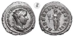 Ancient Coins - (VIDEO incl.) ★ R! MS ★ GORDIANUS III, RIC 36, Date 240 AD, Silver Antoninianus Rome, Liberalitas Augusti