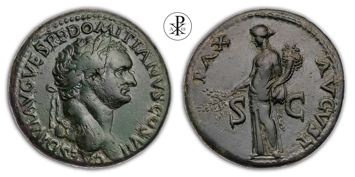 (VIDEO incl.) ★ RR! Mysterious ★ DOMITIANUS CAESAR, TITUS, RIC 507