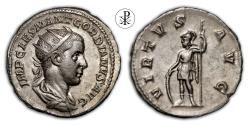 Ancient Coins - (VIDEO incl.) ★ R! Superb ★ GORDIANUS III, RIC 6, Date 238-239 AD, Silver Antoninianus Rome, Virtus Augusti (1st issue)