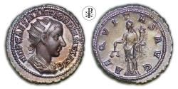 Ancient Coins - (VIDEO incl.) ★ RRR! FDC Rainbow ★ GORDIANUS III, RIC 34, Date 240 AD, Silver Antoninianus Rome, Aequitas Augusti