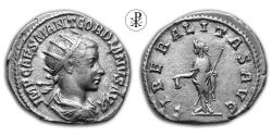 Ancient Coins - ★ RR! Antioch ★ GORDIANUS III, RIC 187a, Date 238-239 AD, Silver Antoninianus Antioch, Libertas Type with Liberalitas Legend