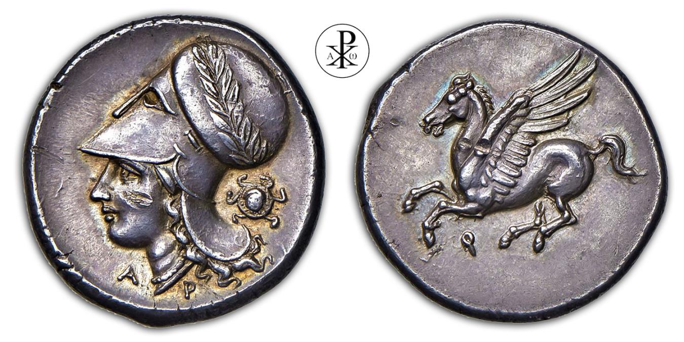 (VIDEO incl.) ★ RR! Stunning! ★ GREEK COINS CORINTH, BMC 253, Date c ...