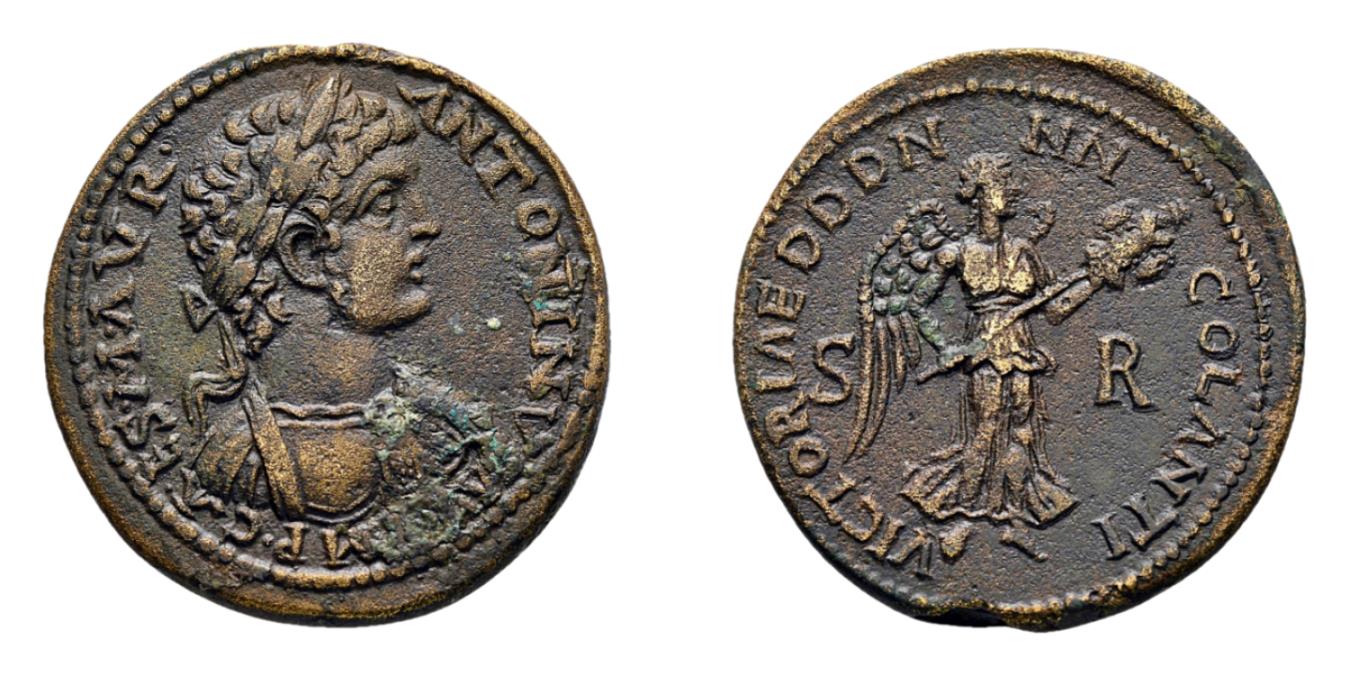 VERY RARE Caracalla, SNG Copenhagen 40, Date 197-211 AD, AE Bronze ...