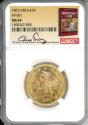 Us Coins - 1901 /190 S $10 Gold NGC MS64 VP-001 Bill Fivaz Signature Label