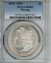 Us Coins - 1878 7/8TF $1 PCGS MS63 Strong