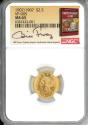 Us Coins - 1907 /1907 $2.5 Gold NGC MS65 VP-005 Bill Fivaz Signature Label