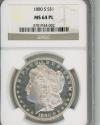 Us Coins - 1880 S $1 NGC MS64PL