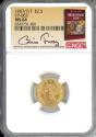 Us Coins - 1907 /7 /7 $2.5 Gold NGC MS64 VP-003 Bill Fivaz Signature Label