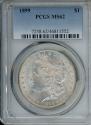 Us Coins - 1899 $1 PCGS MS62