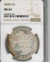 Us Coins - 1878 S $1 NGC MS64