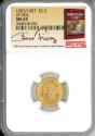 Us Coins - 1907 /1907 $2.5 Gold NGC MS65 VP-002 Bill Fivaz Signature Label