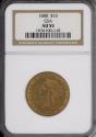 Us Coins - 1880 $10 Gold NGC AU55 GSA