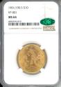 Us Coins - 1901 /190 S $10 Gold NGC MS64 VP-001 CAC