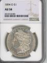Us Coins - 1894 O $1 NGC AU58