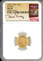 Us Coins - 1907 /1907 $2.5 Gold NGC MS65 VP-002 Bill Fivaz Signature Label