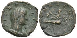 World Coins - Educational Forgeries. The Roman Empire, Diva Caecilia Paulina, Sestertius