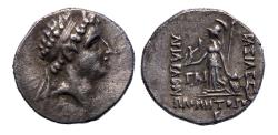 Ancient Coins - KINGS of CAPPADOCIA. Ariarathes VII Philometor. Circa 107/6-101/0 BC. AR Drachm - scarce