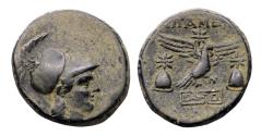 Ancient Coins - PHRYGIA, Apameia. Circa 100-50 BC. Æ 23 mm (7.48 grams). Drakontos, son of Painippos, magistrate