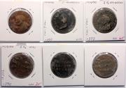 World Coins - Vatican / Paypal States: Fermo. 5 Baiocchi 1797 and 2 1/2 Baiocchi 1796,1797 (3)