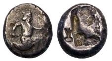 Ancient Coins - Greek coins: PERSIA, Achaemenid Empire. temp. Darios I to Xerxes II. Circa 485-420 BC. AR Siglos