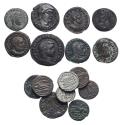 Ancient Coins - Roman Imperial: Nice lot of 8 better Roman bronze coins, incl. Magnentius, Constantine, Licinius etc.