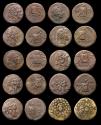 Ancient Coins - Greek coins: Dealers lot of 10 bronze coins from Pontos, Amisos in Extremely fine!