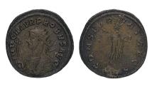 Ancient Coins - Roman Imperial: Fine portrait Antoninianus of Probus on a large flan
