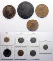 World Coins - Italian States: Napoli Lot of 7 AE coins 1/2 Tonesi - 3 Tonesi (7)