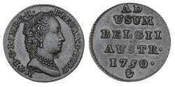 World Coins - Austria, Brabrant, Maria Theresia, Liard 1750, Antwerpen in Choice EF!