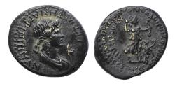 Ancient Coins - Very rare PHRYGIA, Acmoneia. Agrippina Junior. Augusta, AD 50-59. Æ 19 mm - EF!