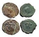 Ancient Coins - Roman Imperial: Pair of large size bronze coin from Arcadius AD 383-388, EF!