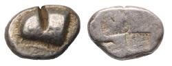 Ancient Coins - Greek coins: Paphlagonia. Sinope, Nice condition archaic heavy silver drachm 480-450 BC