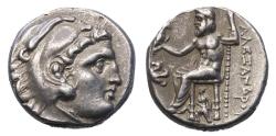 Ancient Coins - Greek KINGS of MACEDON. Antigonos I Monophthalmos. As Strategos of Asia, 320-306/5 BC AR Drachm w Artemis and Pegasos