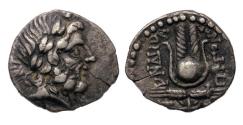 Ancient Coins - Greek coins: CARIA, Myndos. Mid 2nd century BC. AR silver Drachm