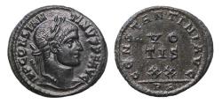 Ancient Coins - Special collection of Constantinian bronze coins: Constantine I. AD 307/310-337. Æ Follis VOTIS - R!