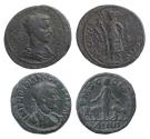 Ancient Coins - Tarsus and Viminachium: Philip I Arabs AE 36 and Gordian III, two large bronze coins! (2)