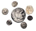 Ancient Coins - Lot of 7 greek silver coins of Macedonia and Asia Minor!