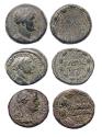 Ancient Coins - Roman Provincial: SYRIA, Chalcidice. Chalcis. Lot of three Trajan AD 98-117 and Hadrian bronzes (3)