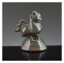 World Coins - Beautiful Toe / Chite bronze opium currency weight of 10 Tical, Burma, 1750-76