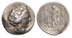 Ancient Coins - Greek coins: Nice Celtic imitation of a Thassos silver tetradrachm, 2nd. cent. AD