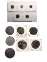 World Coins - Italy States / Papal States: Rome, Vatican mint, 5 medieval silver and AE coins, incl. Denaro