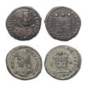 Ancient Coins - Roman Imperial: Coins of Constantine II scarce London mint and Licinius I, fine camp gate type (2)