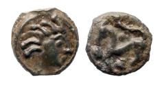 Ancient Coins - Super EF Greek Celtic GAUL, Northwest. Senones. Circa 100-50 BC. Potin Unit!