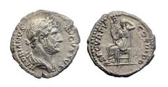 Ancient Coins - Roman coins: Fine quality Hadrian AR silver denarius with Securitas