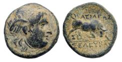 Ancient Coins - SELEUKID EMPIRE. Seleukos I Nikator. 312-281 BC. Æ - EF!