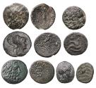 Ancient Coins - Greek coins: group of 5 nice greek bronzes, Pergamon, Apameia, Perge, Samos