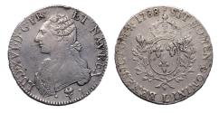 World Coins - France: Nice 1 Ecu / Thaler 1788 M LUDWIG XVI 1774-1793