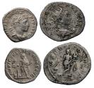 Ancient Coins - Lot of two Roman Imperial silver coins, AR Antoninianus and denarius of Elagabalus