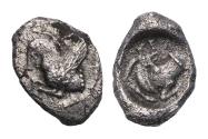 Ancient Coins - Greek coins: CILICIA, Kelenderis. Circa 440-430 BC. AR Twelfth Stater – Obol - RR!